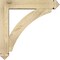 Ekena Millwork Thorton Arts and Crafts Rough Sawn Bracket w/ Offset Brace, Douglas Fir, 6"W x 28"D x 28"H BKT0604X28X28THR03RDF - alternate 3